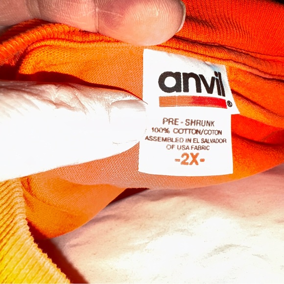 Vintage HENRY ARMS Orange Long Sleeve Tee - Picture 2 of 3